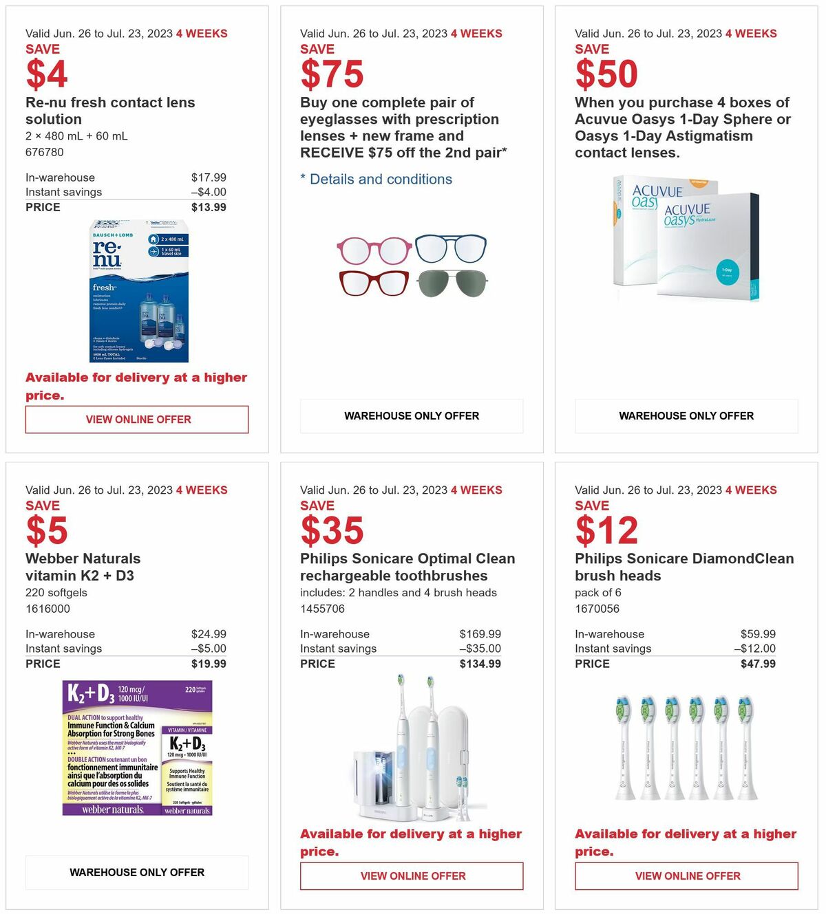 Costco Flyer from June 26