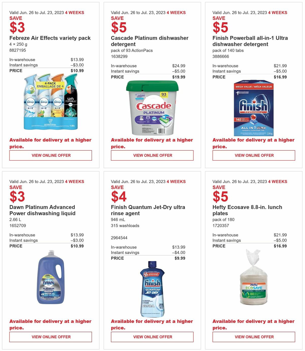 Costco Flyer from June 26