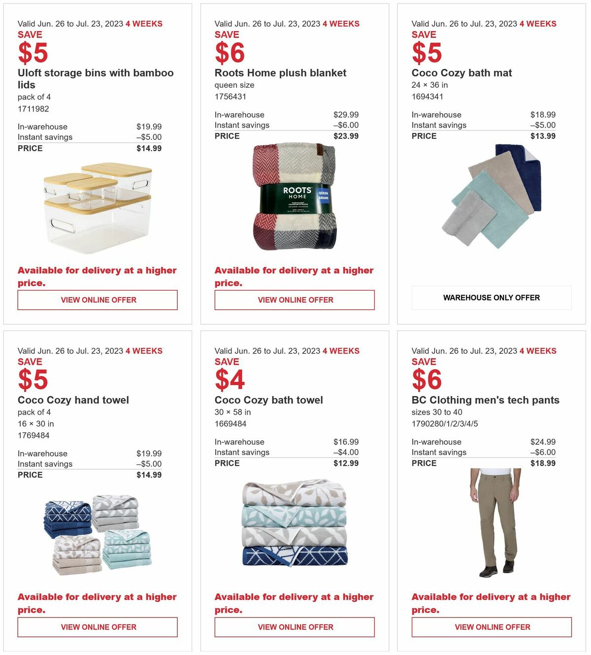 Costco Flyer from June 26