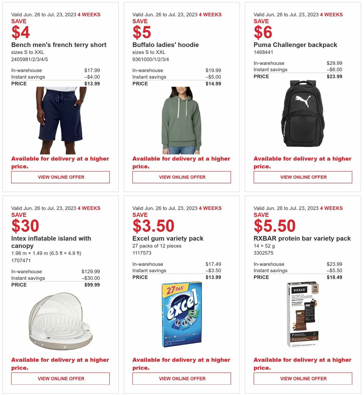 Costco Flyer from June 26