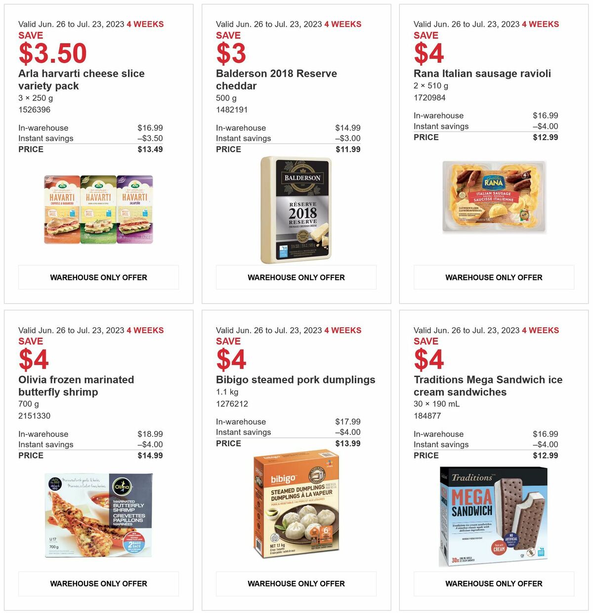 Costco Flyer from June 26