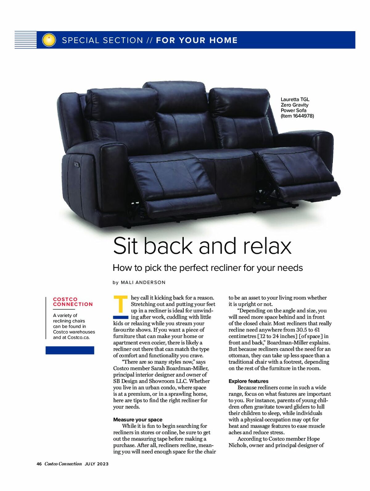 Costco Connection July Flyer from July 1