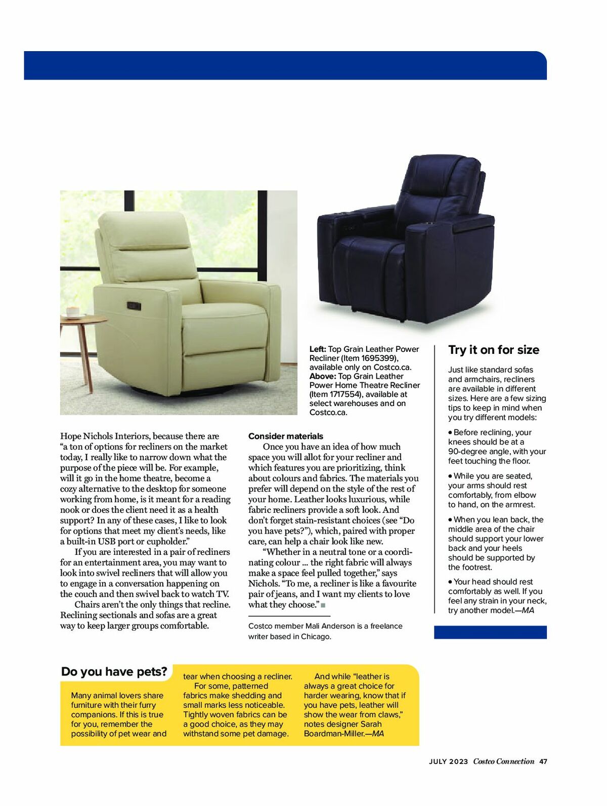 Costco Connection July Flyer from July 1