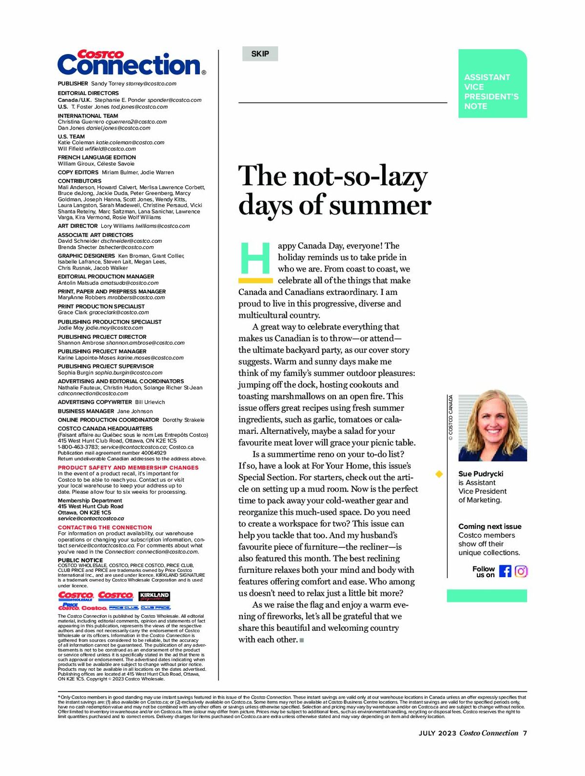 Costco Connection July Flyer from July 1