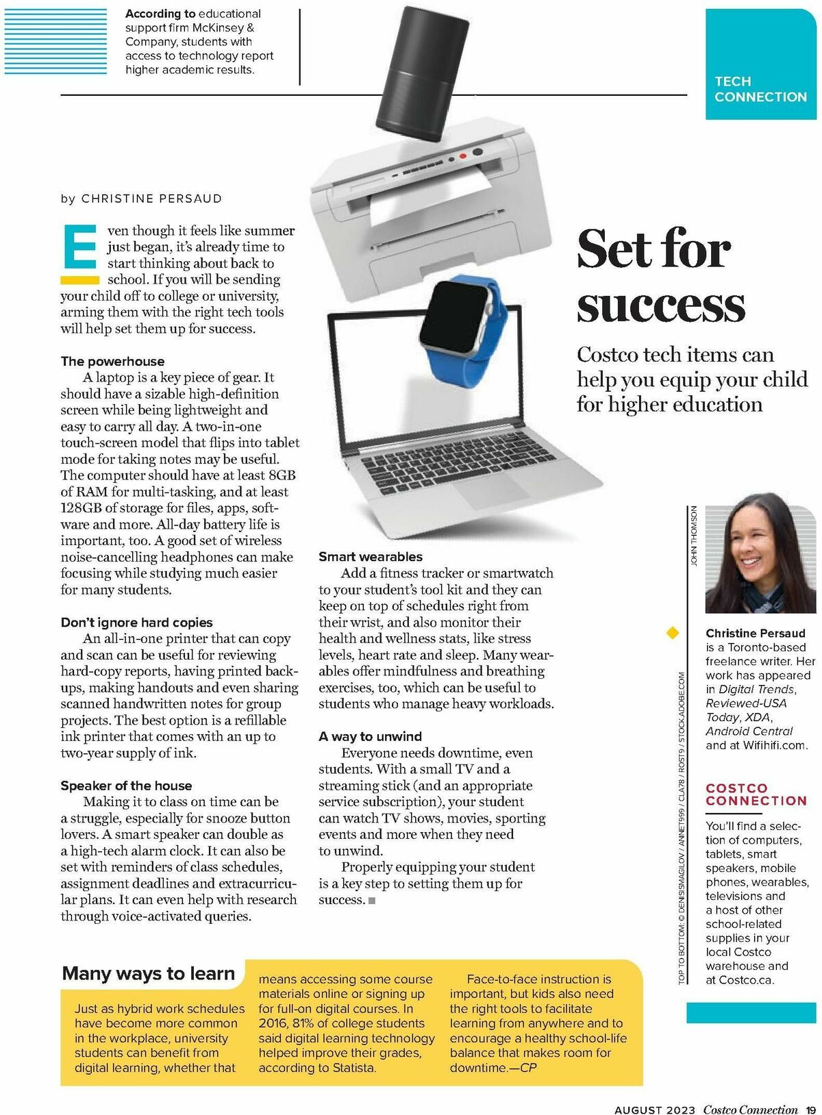 Costco Connection August Flyer from August 1