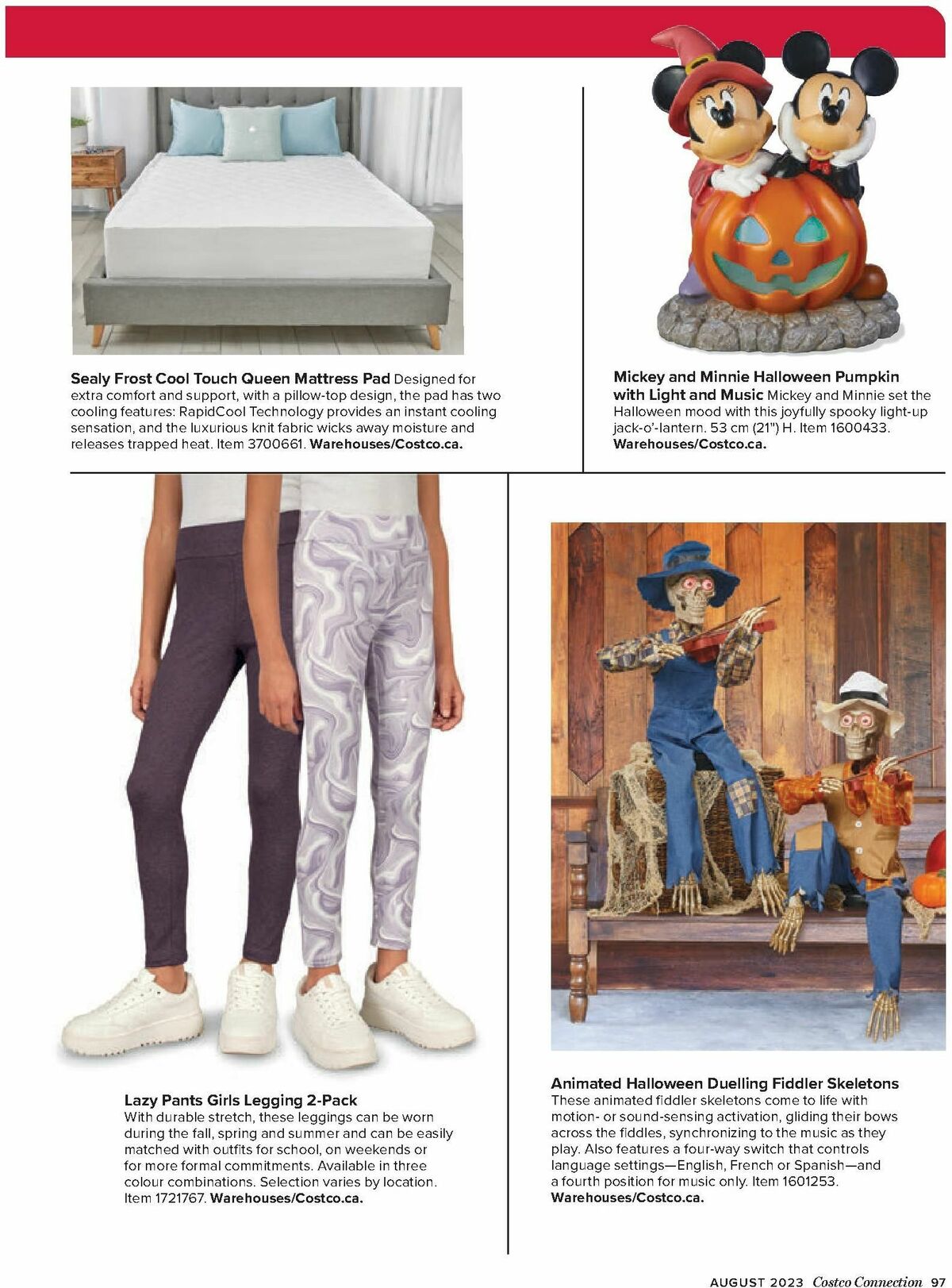 Costco Connection August Flyer from August 1