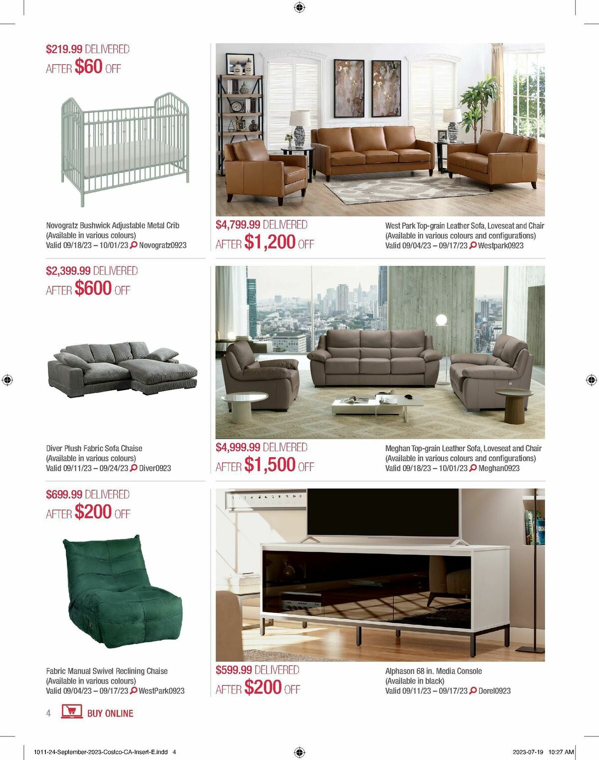 Costco Flyer from September 1