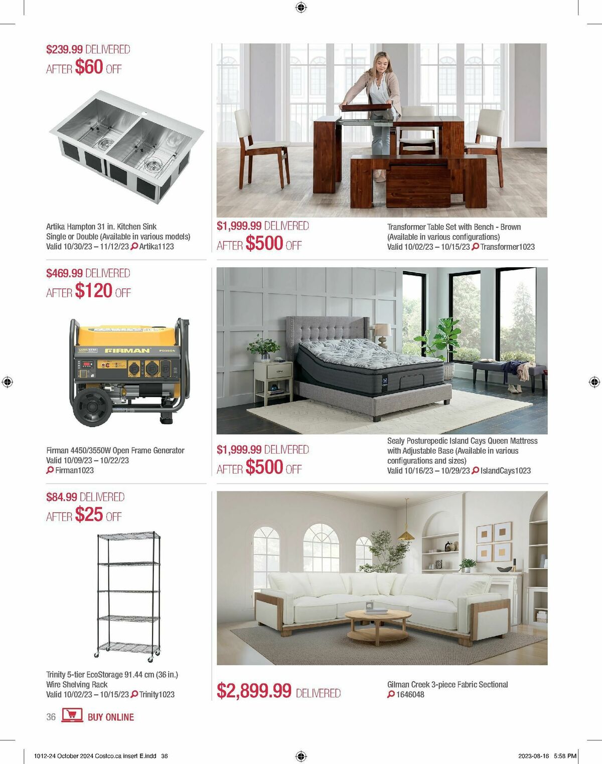 Costco Flyer from October 1