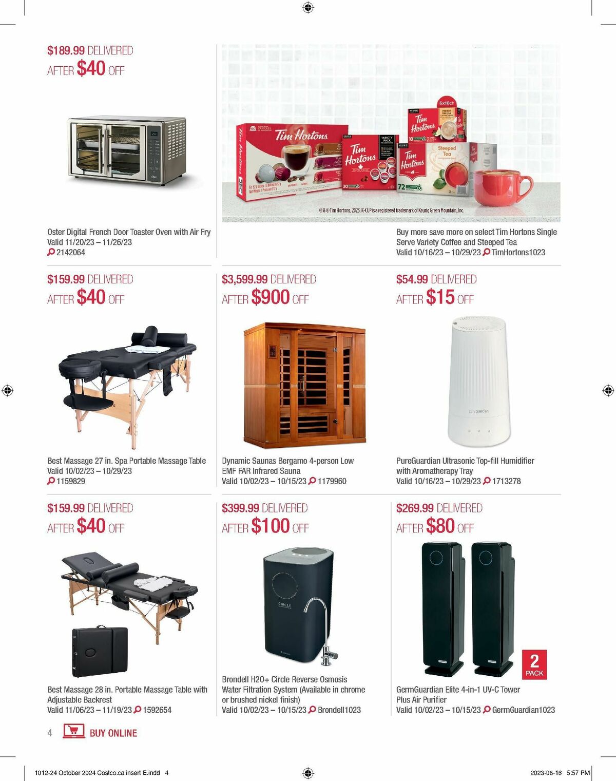 Costco Flyer from October 1
