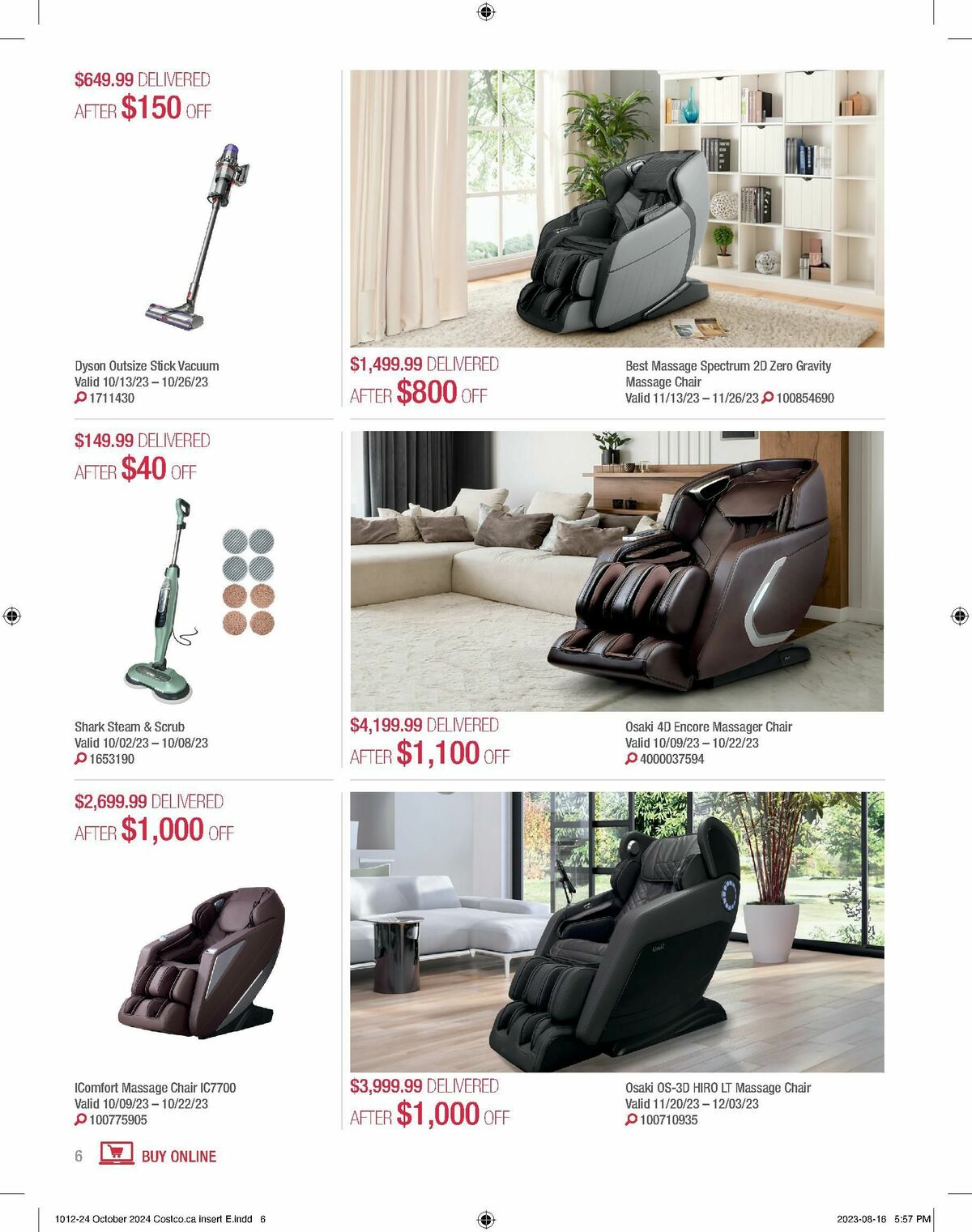 Costco Flyer from October 1