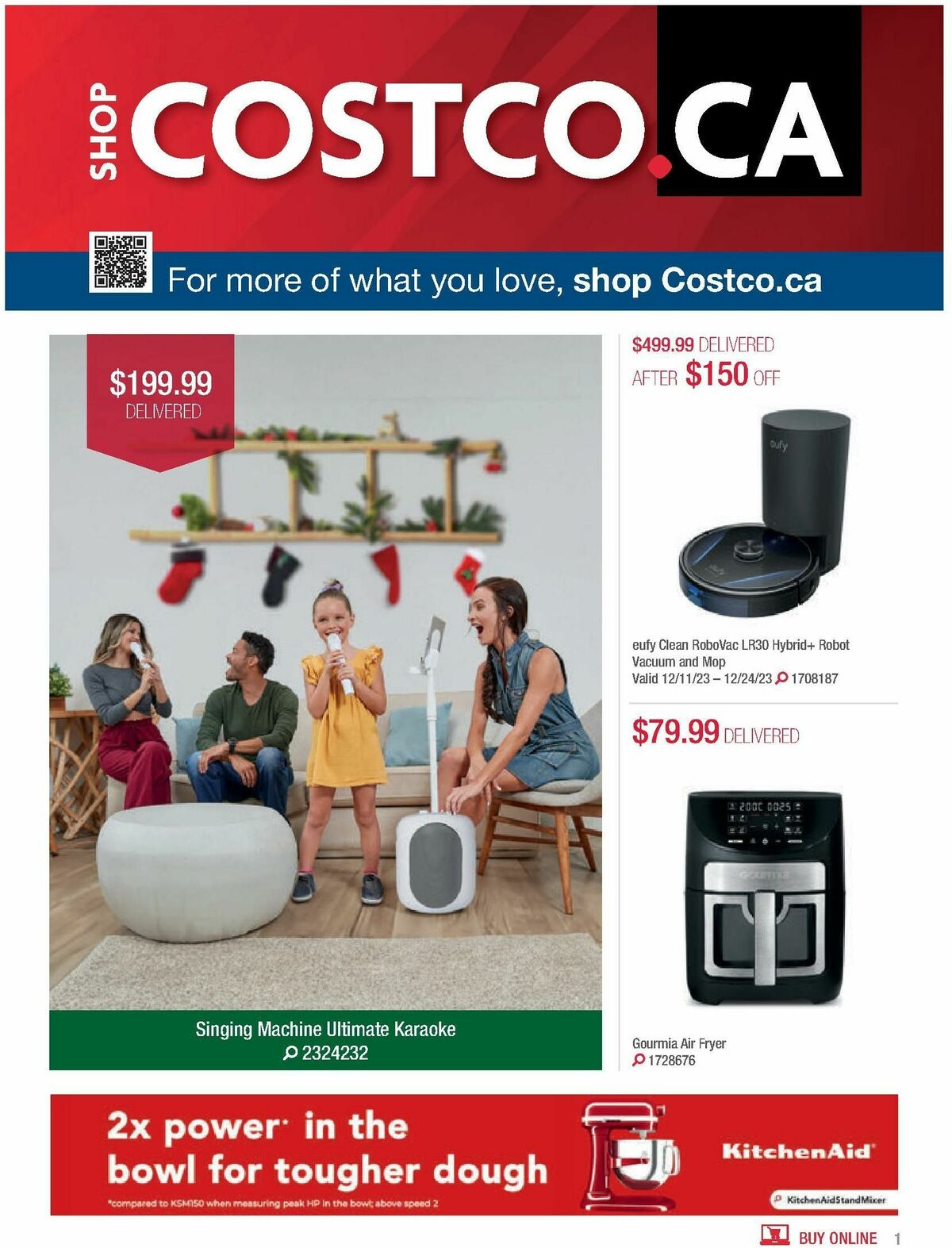 Costco Connection December Flyer from December 1