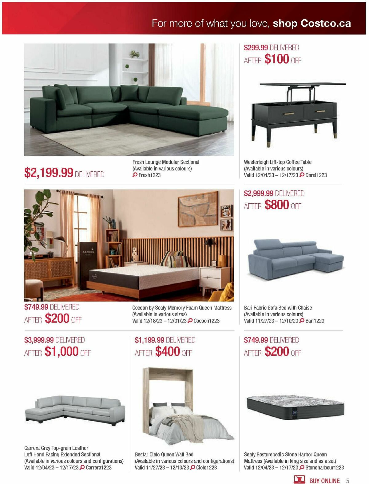 Costco Connection December Flyer from December 1