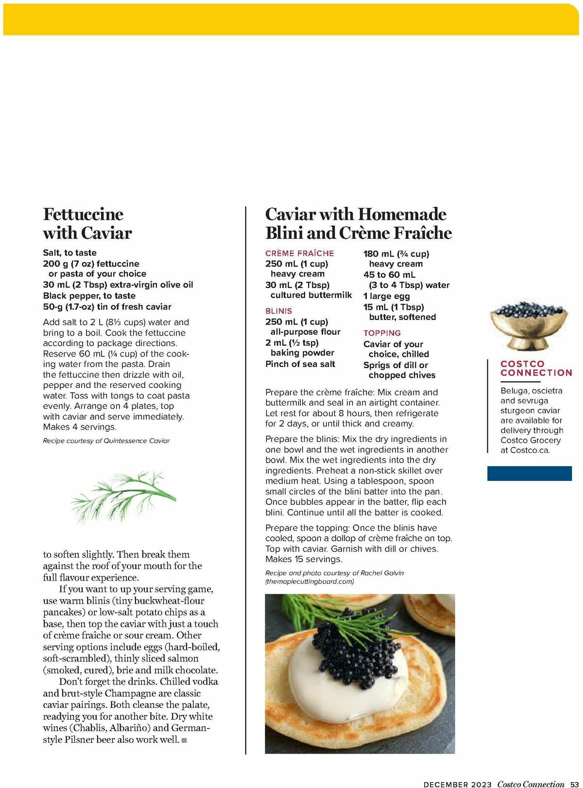 Costco Connection December Flyer from December 1