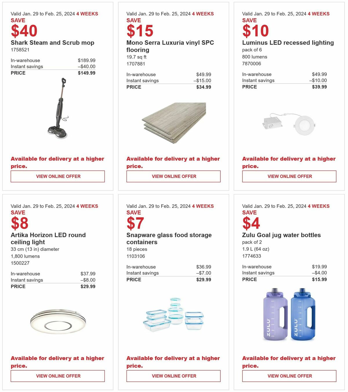 Costco Flyer from January 29