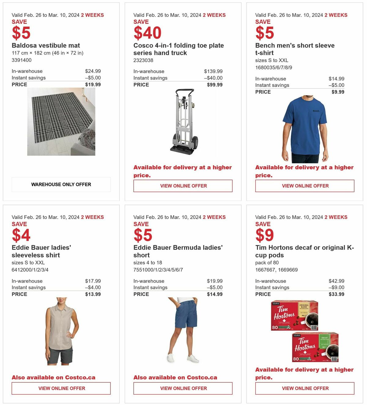 Costco Flyer from February 26