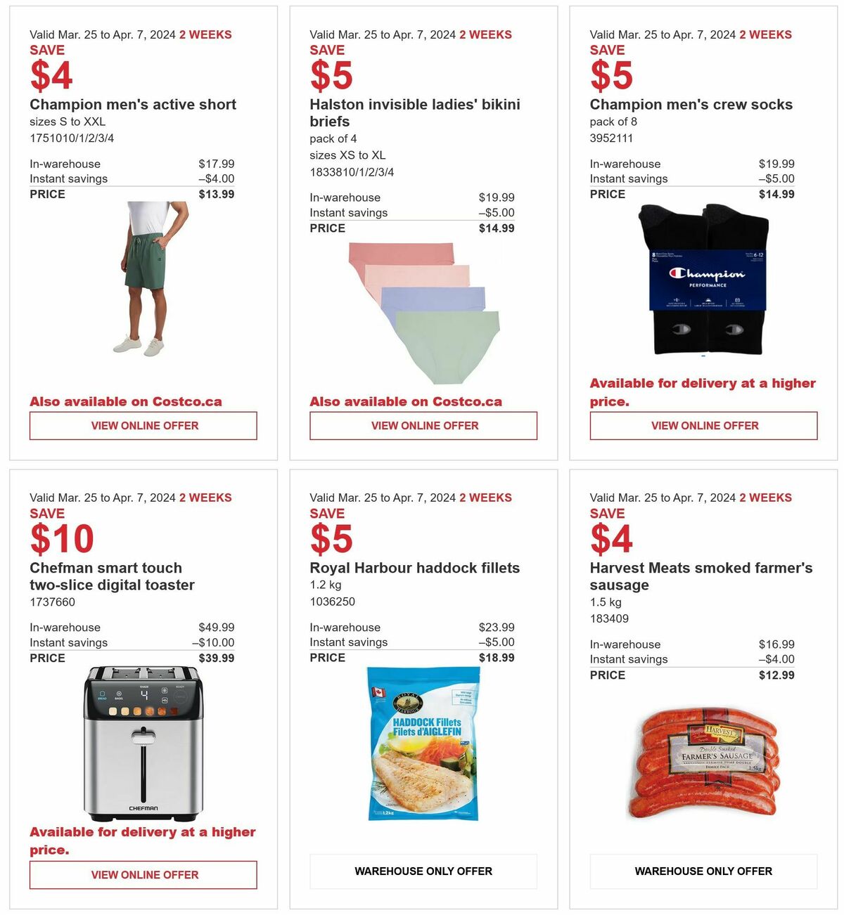 Costco Flyer from March 25