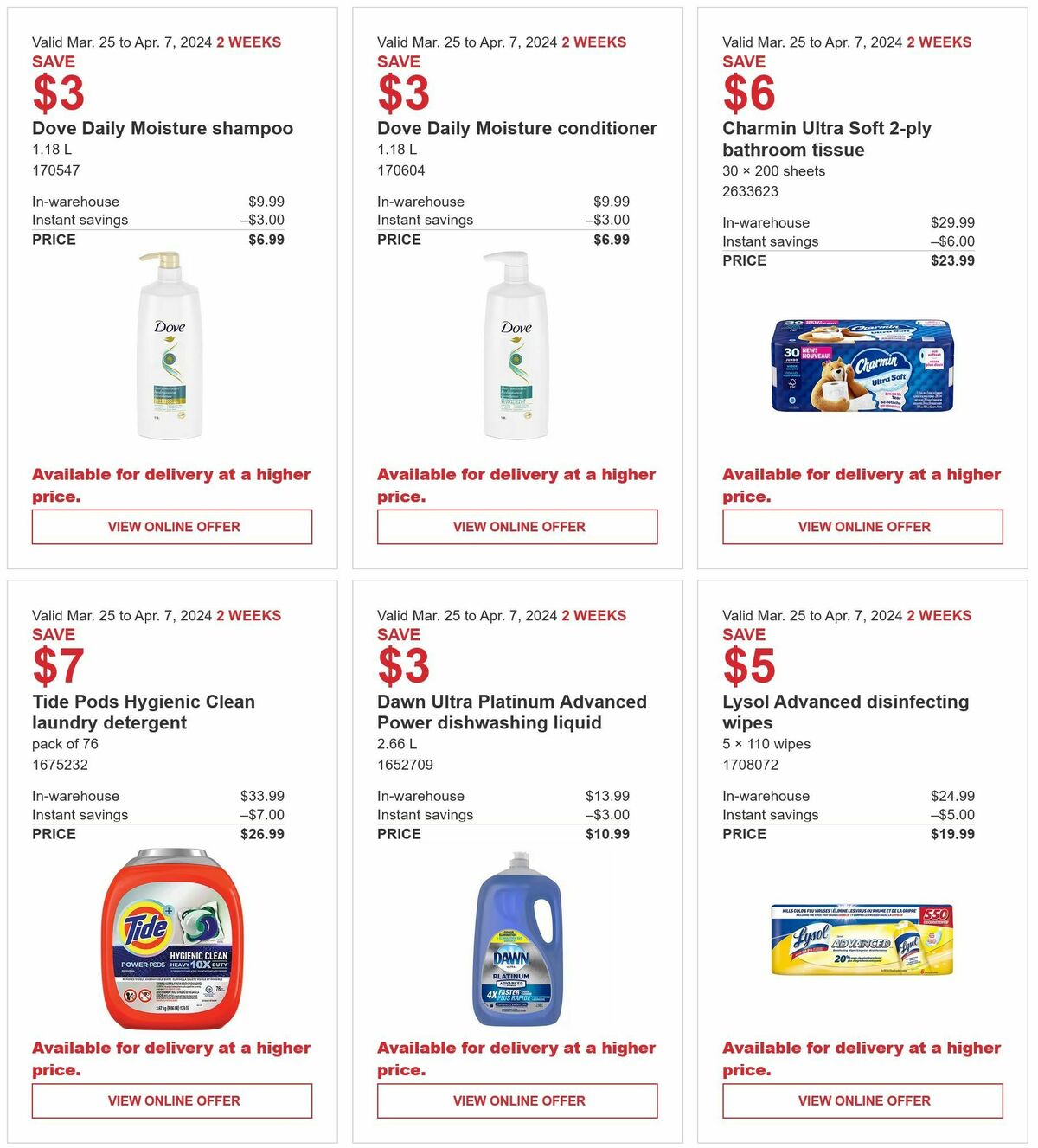 Costco Flyer from March 25