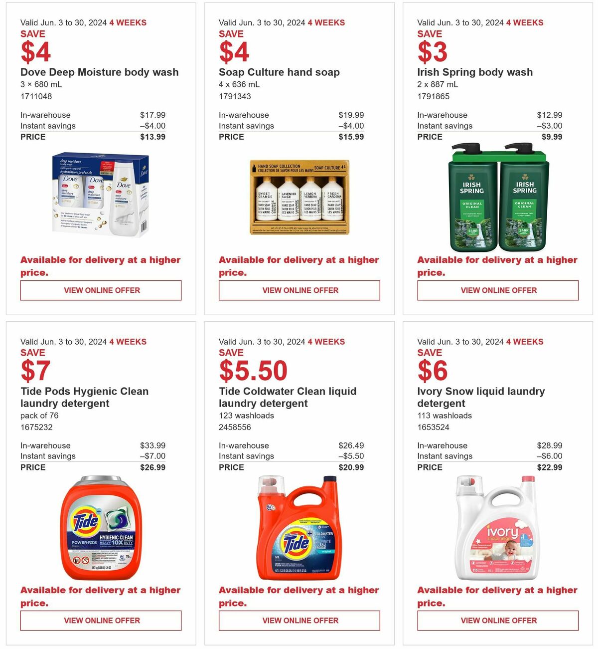 Costco Flyer from June 3