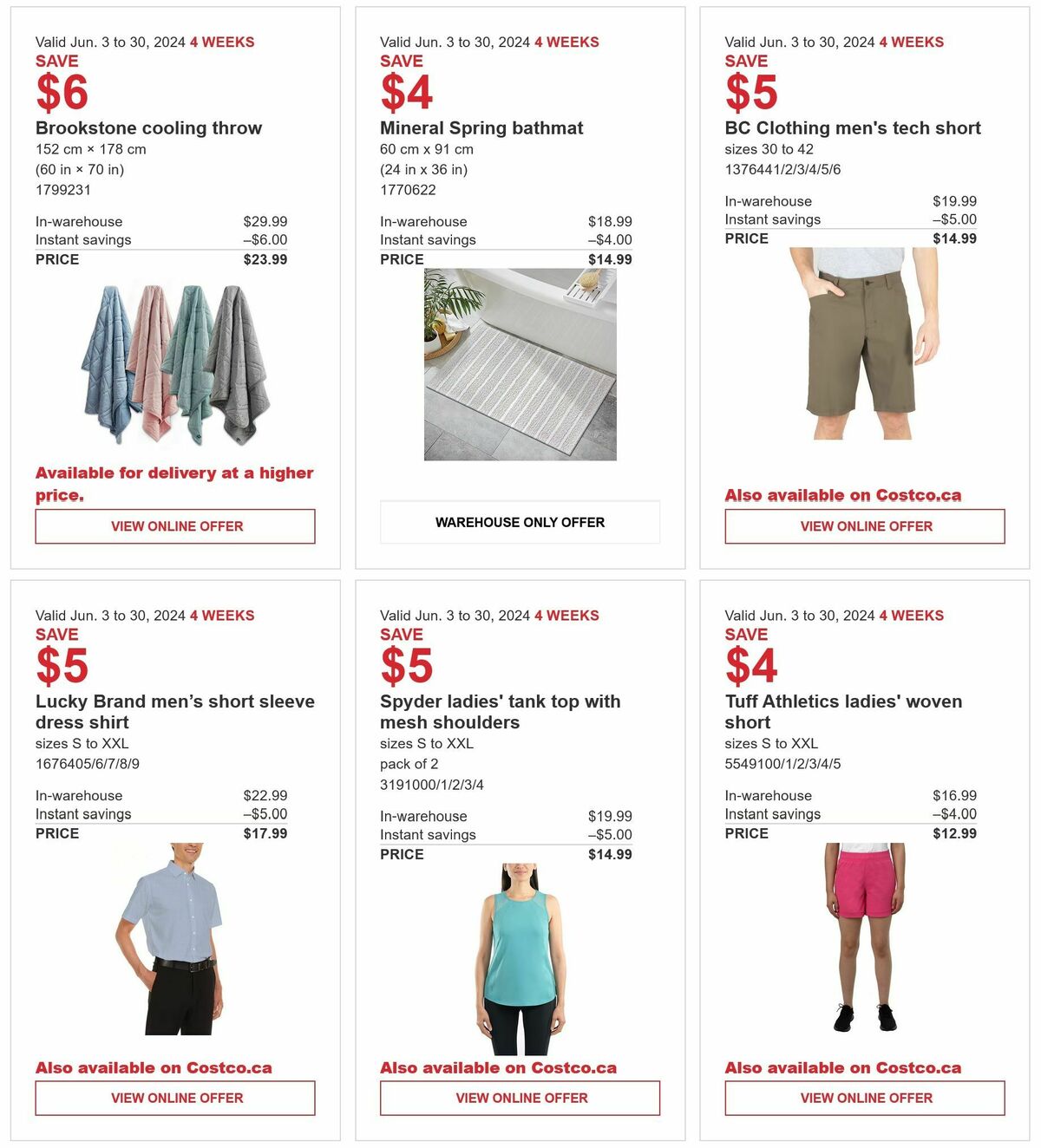 Costco Flyer from June 3