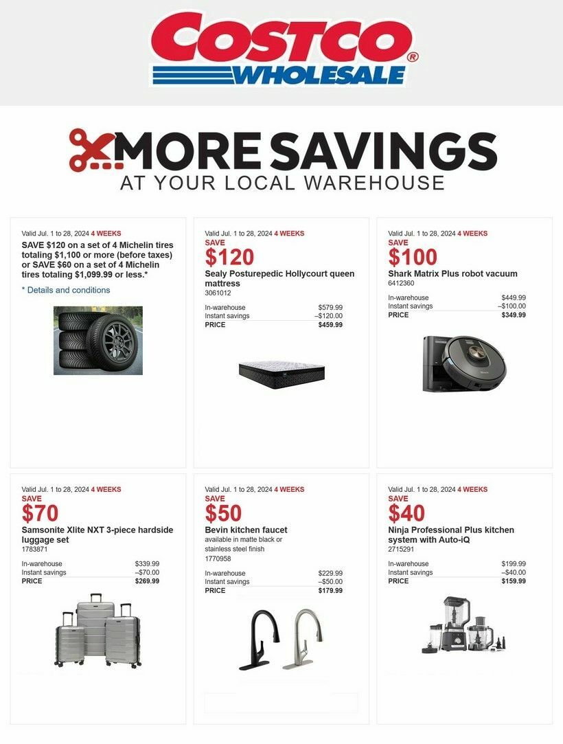 Costco Flyer from July 1