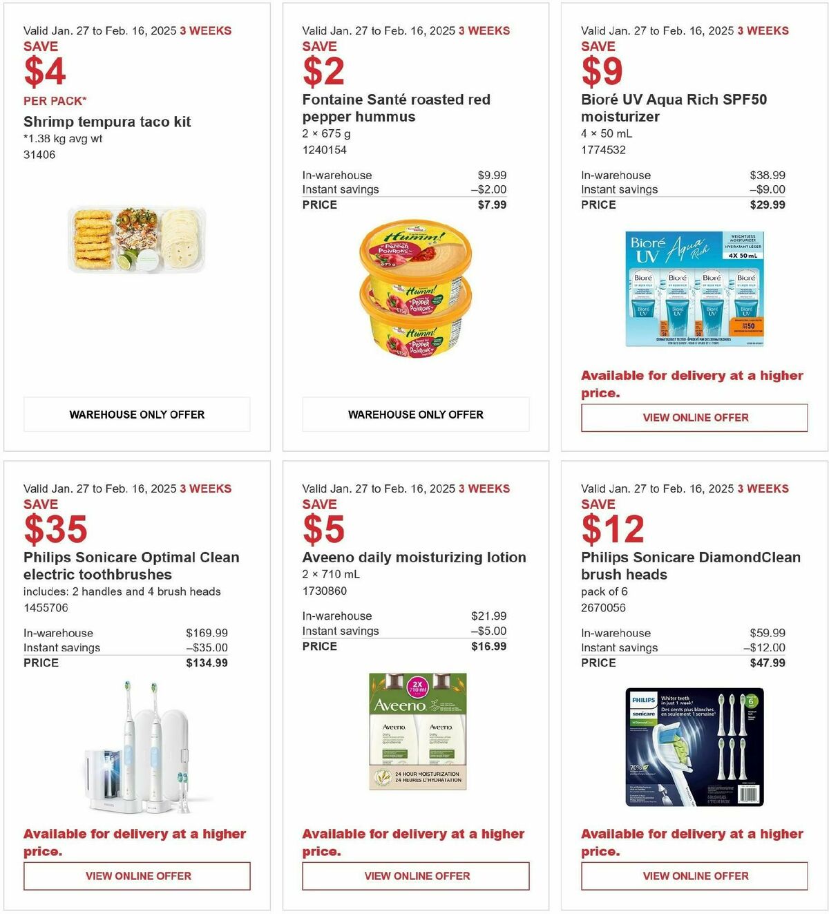 Costco Flyer from January 27