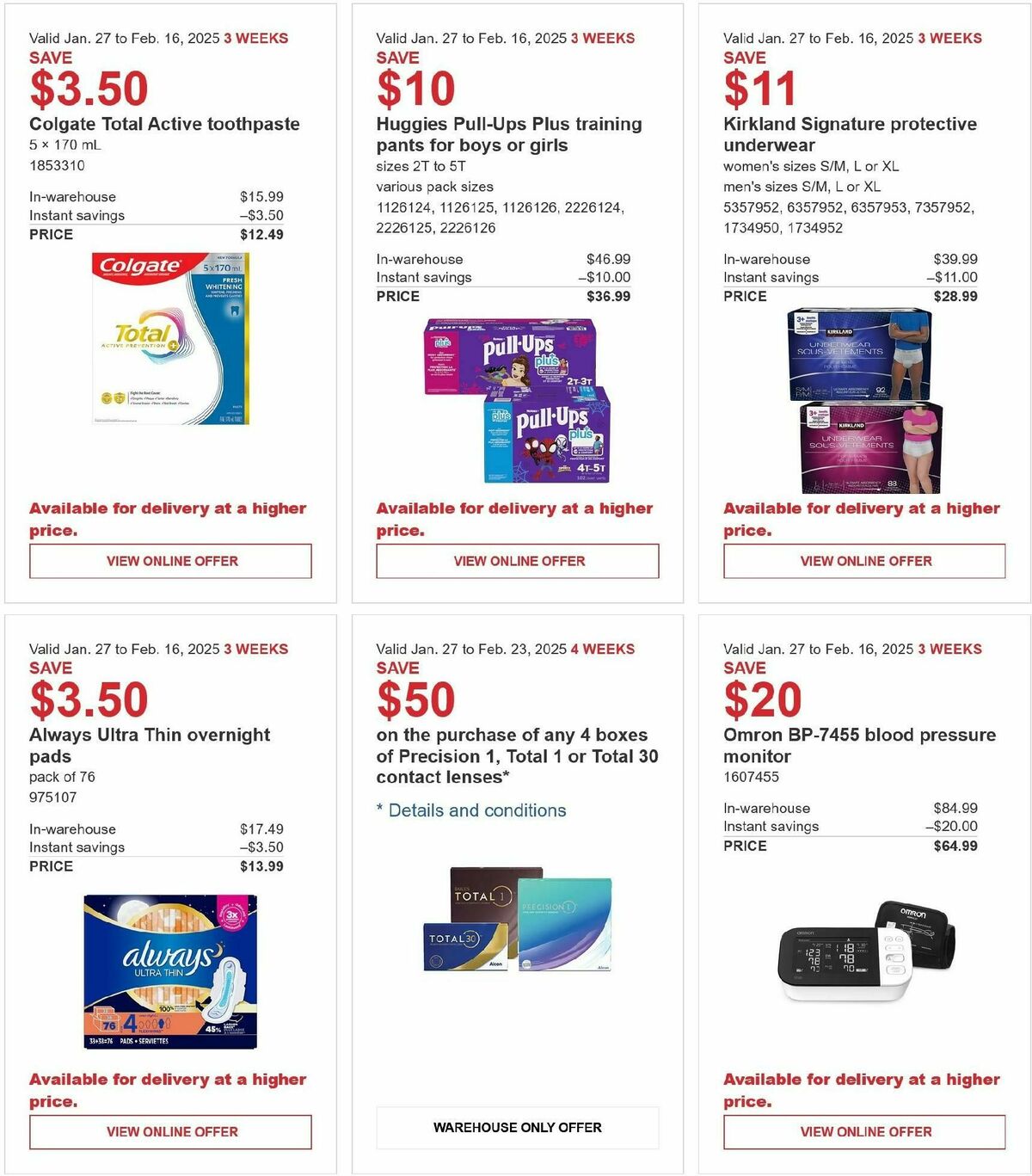 Costco Flyer from January 27