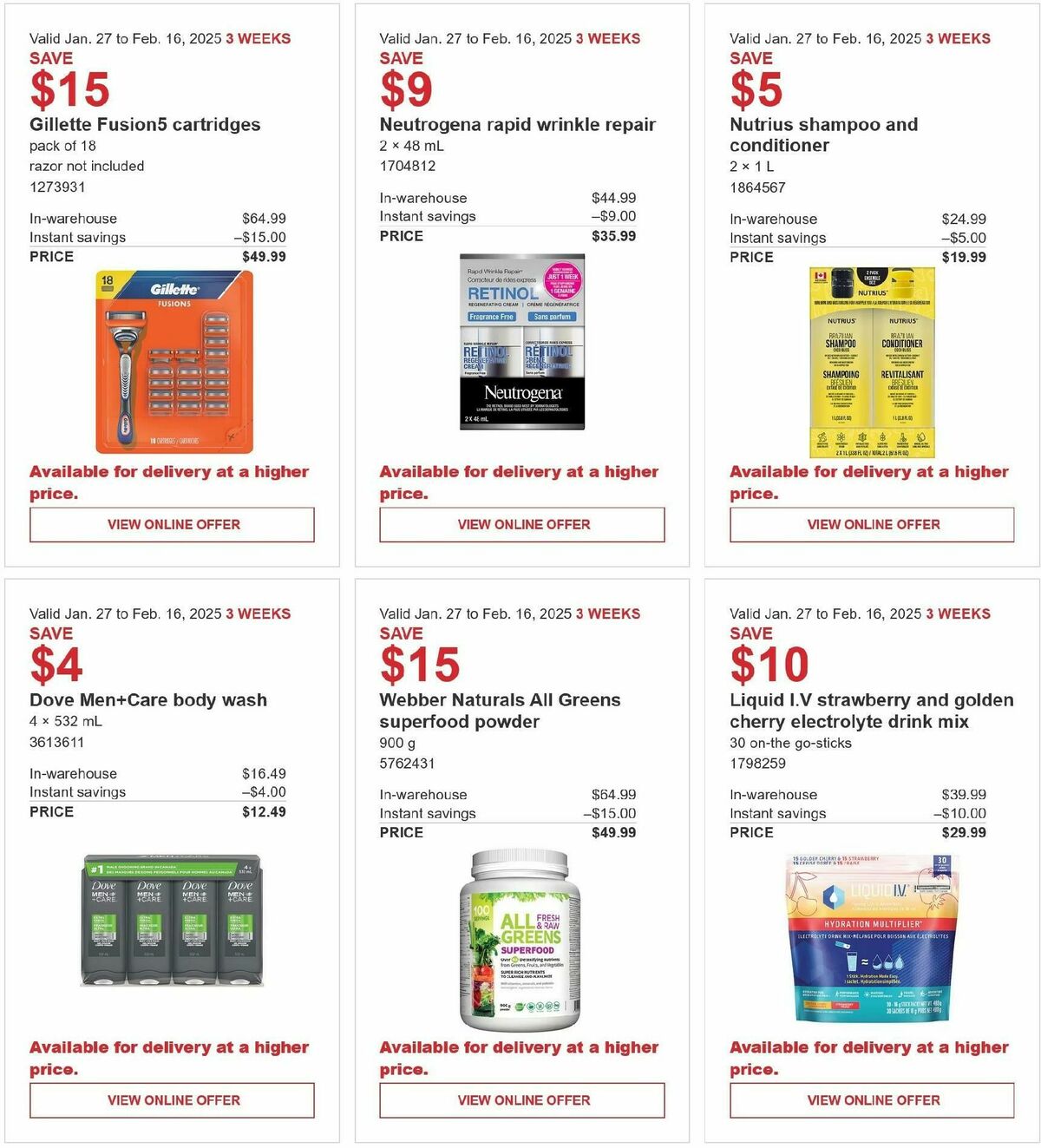 Costco Flyer from January 27