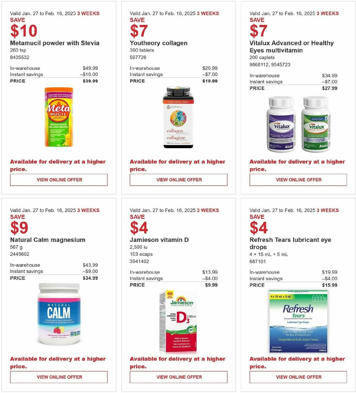 Costco Flyer from January 27