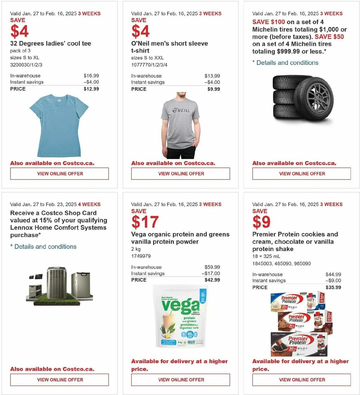 Costco Flyer from January 27