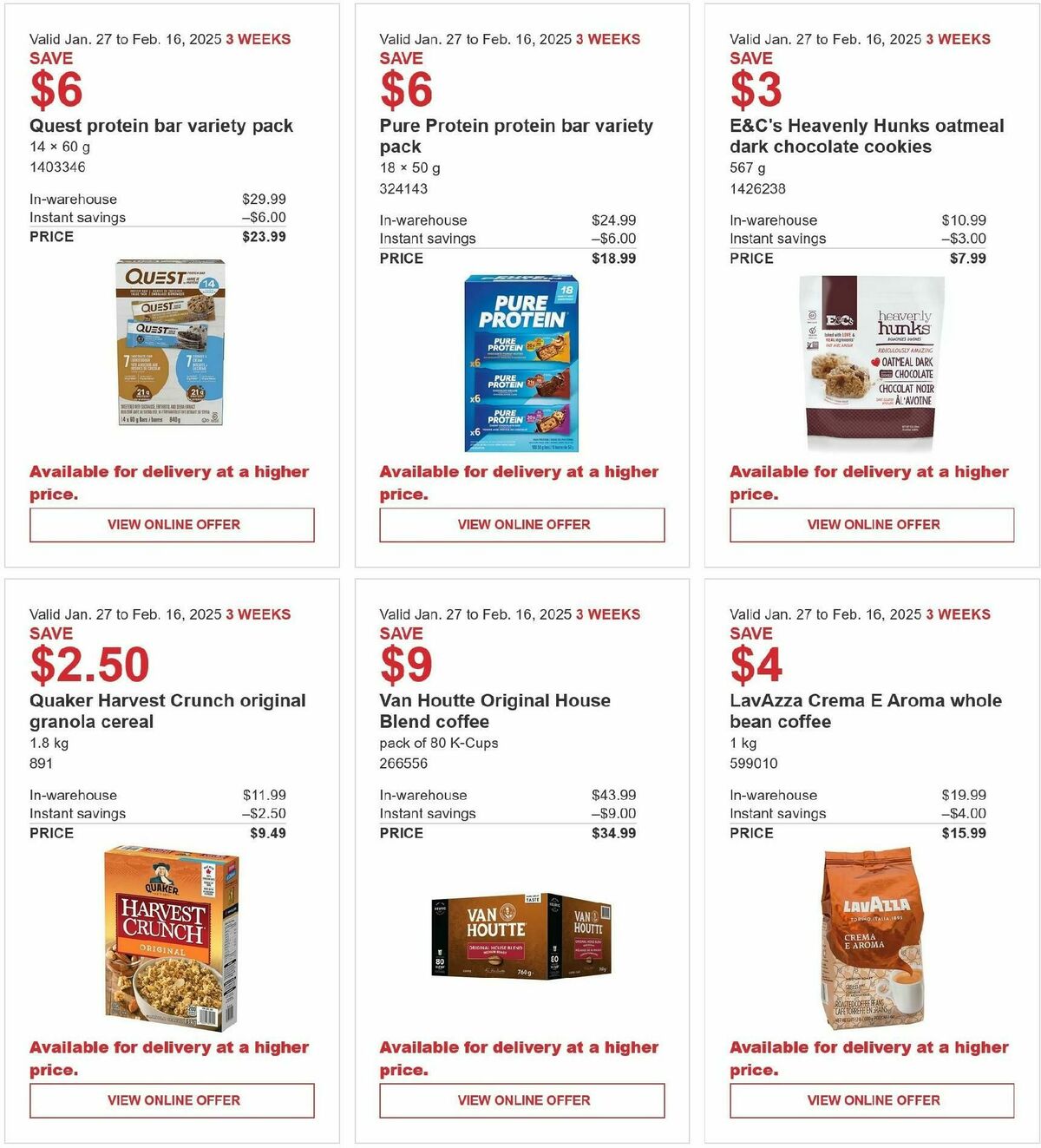 Costco Flyer from January 27
