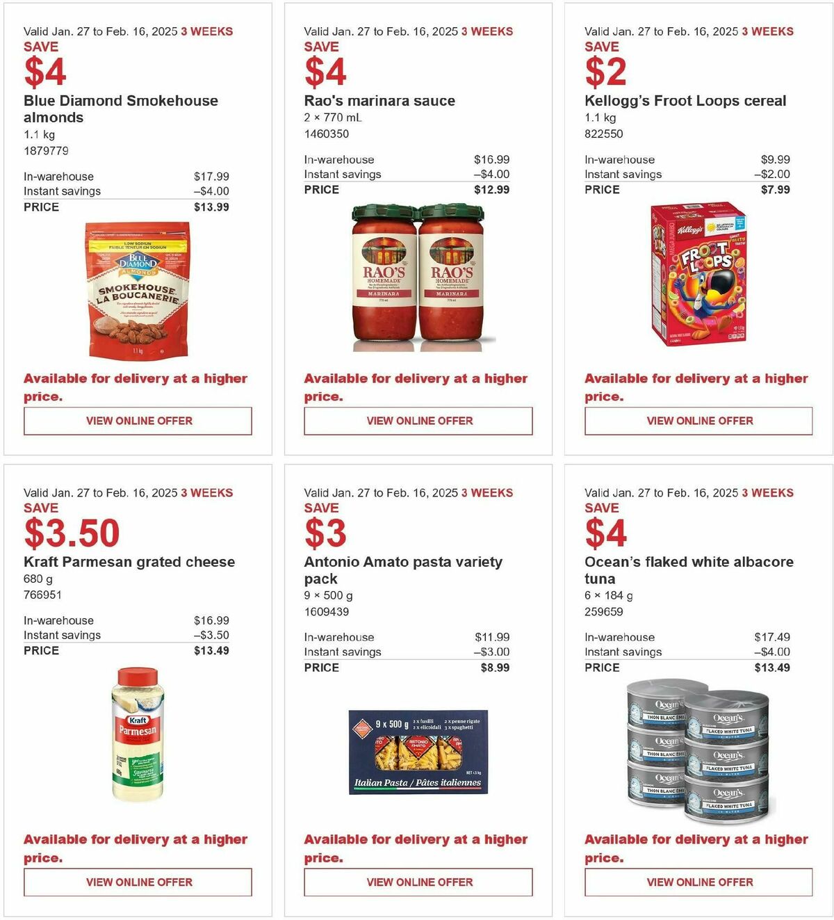 Costco Flyer from January 27