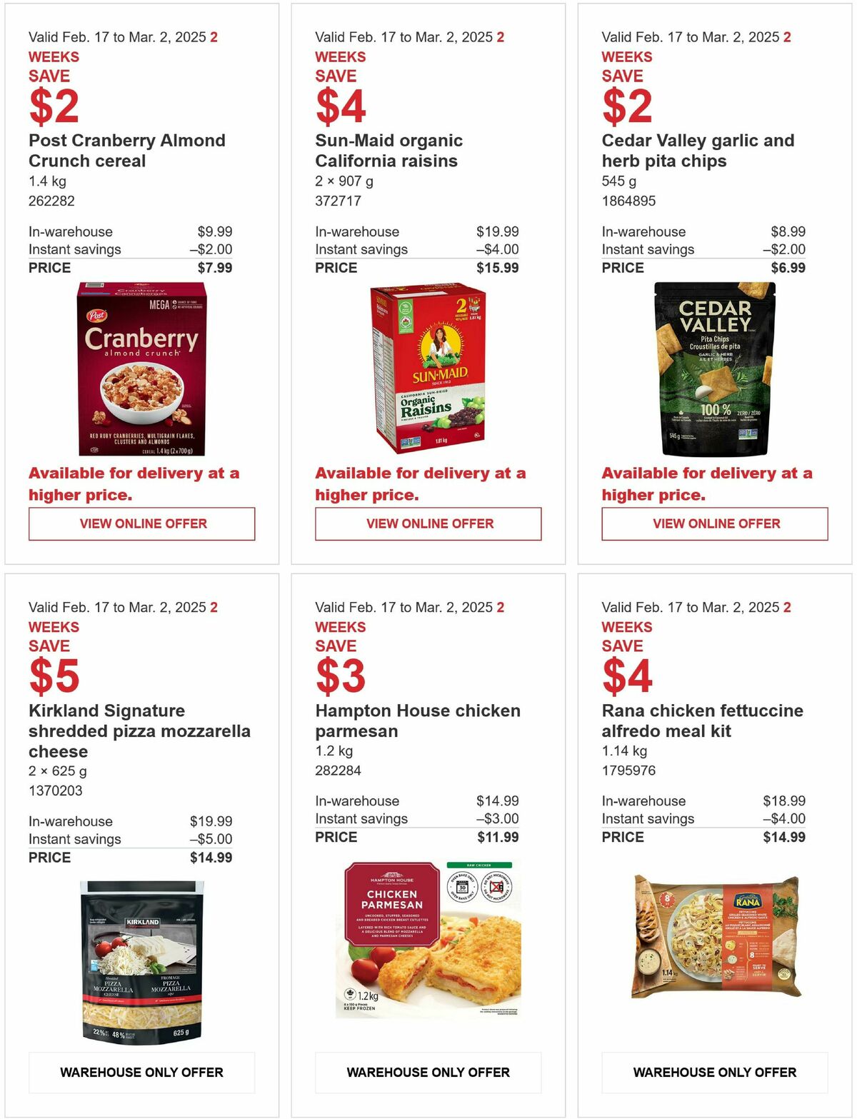 Costco Flyer from February 17