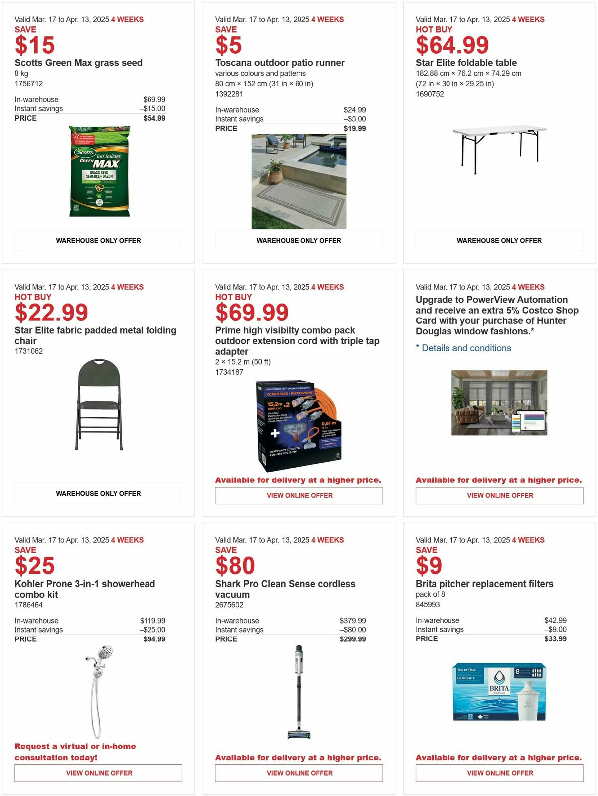 Costco Flyer from March 17