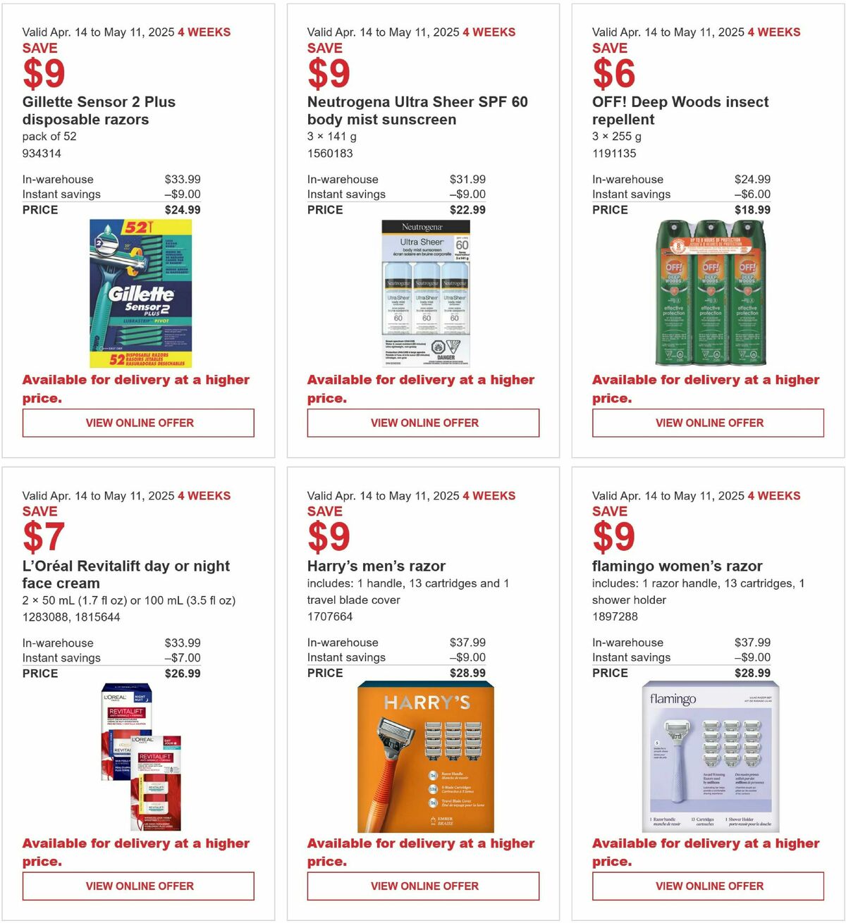 Costco Flyer from April 14