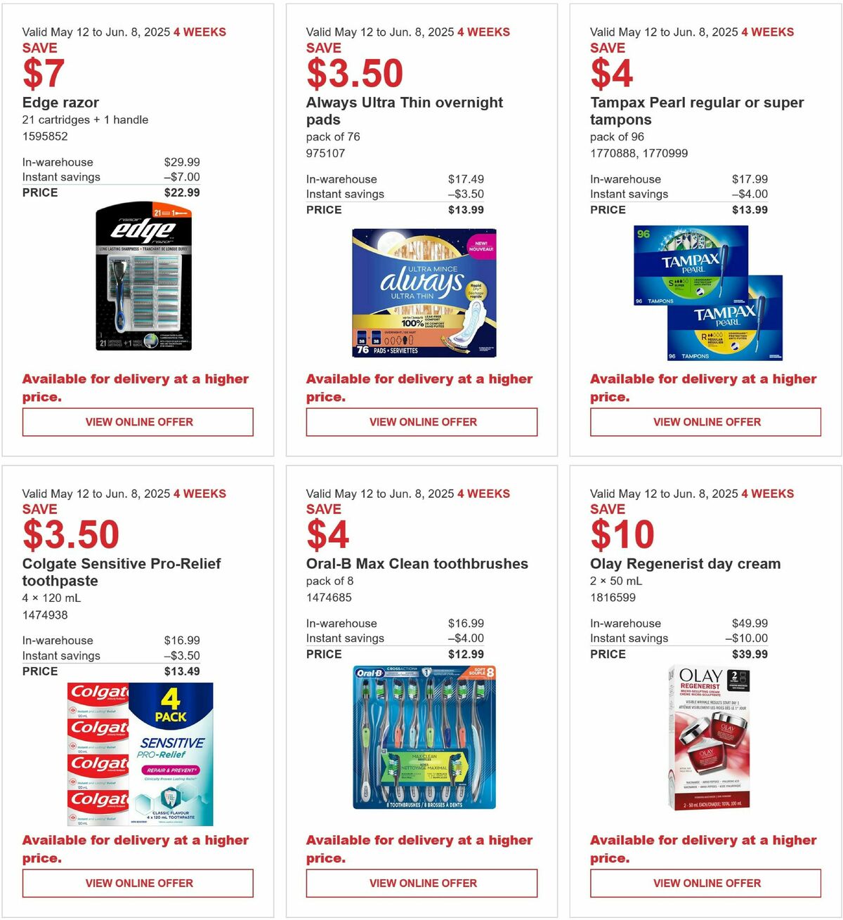 Costco Flyer from May 12