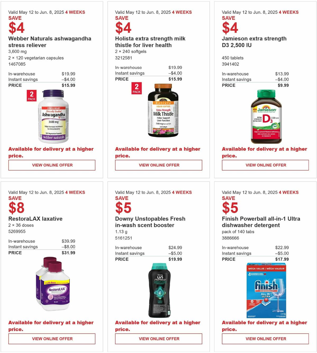 Costco Flyer from May 12