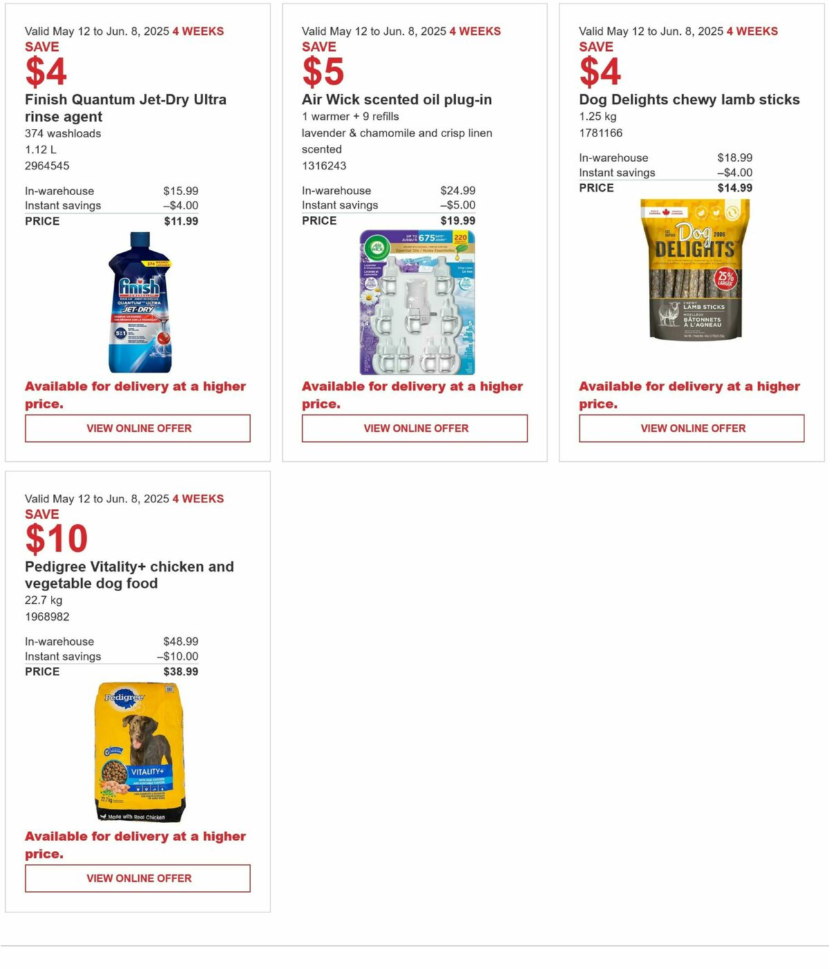 Costco Flyer from May 12