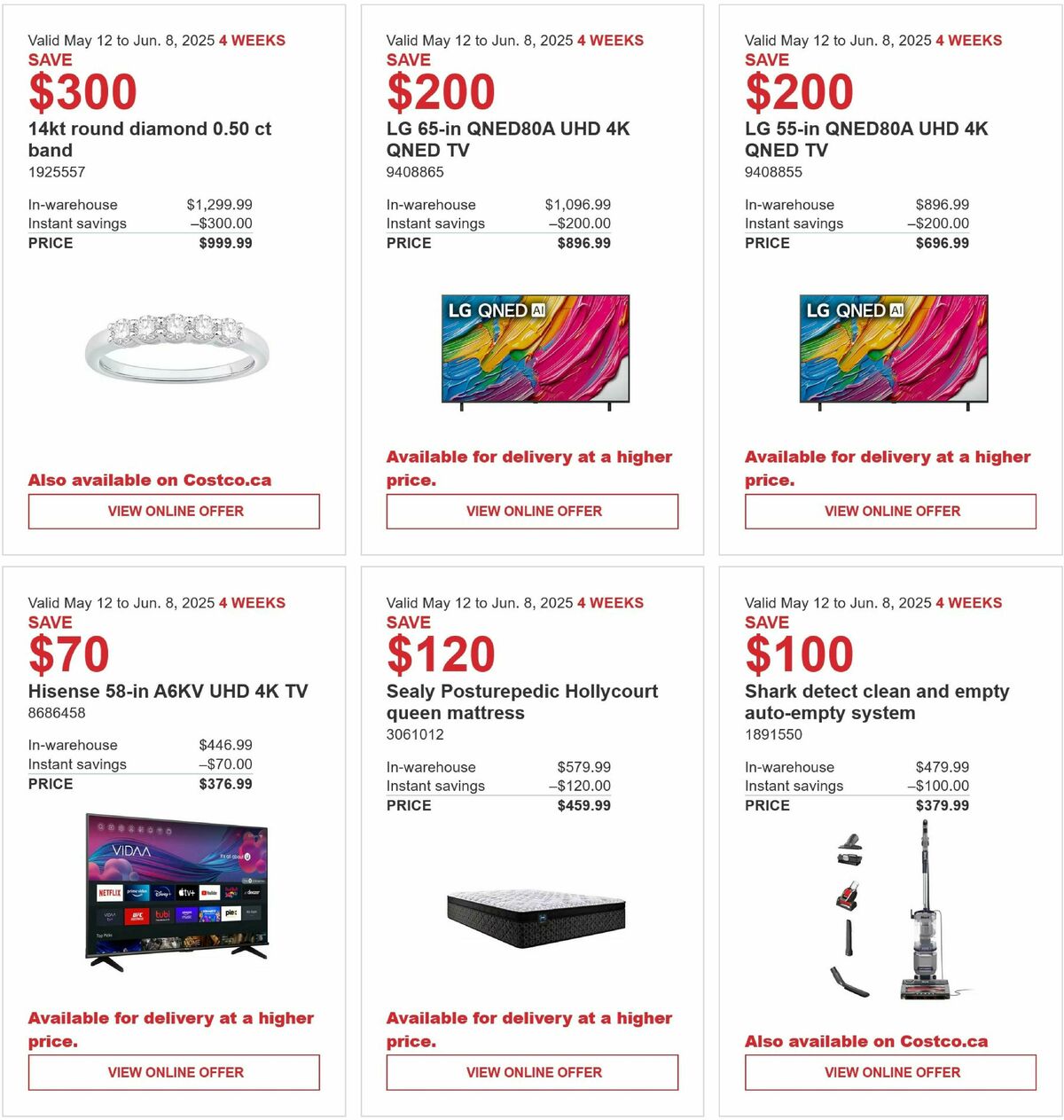 Costco Flyer from May 12