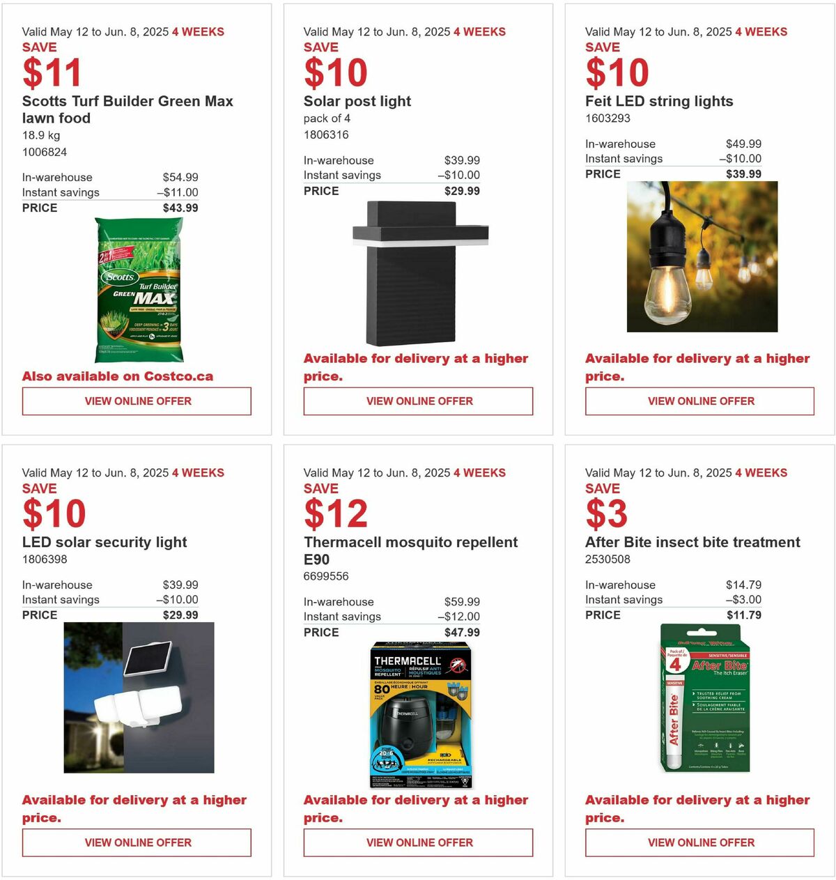 Costco Flyer from May 12