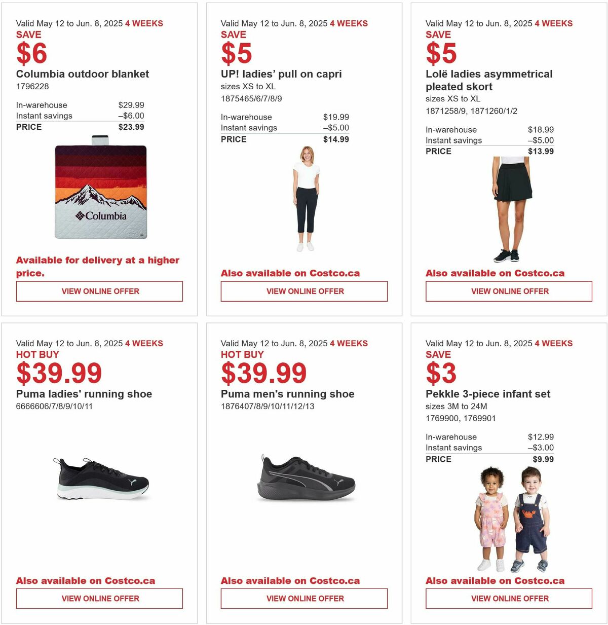 Costco Flyer from May 12