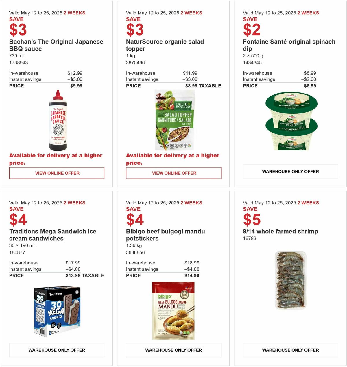 Costco Flyer from May 12