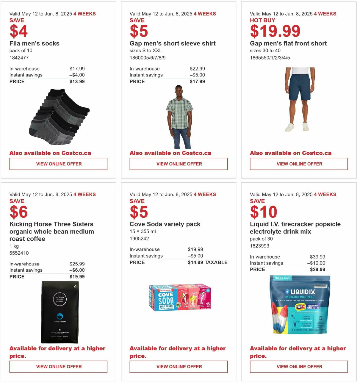 Costco Flyer from May 12