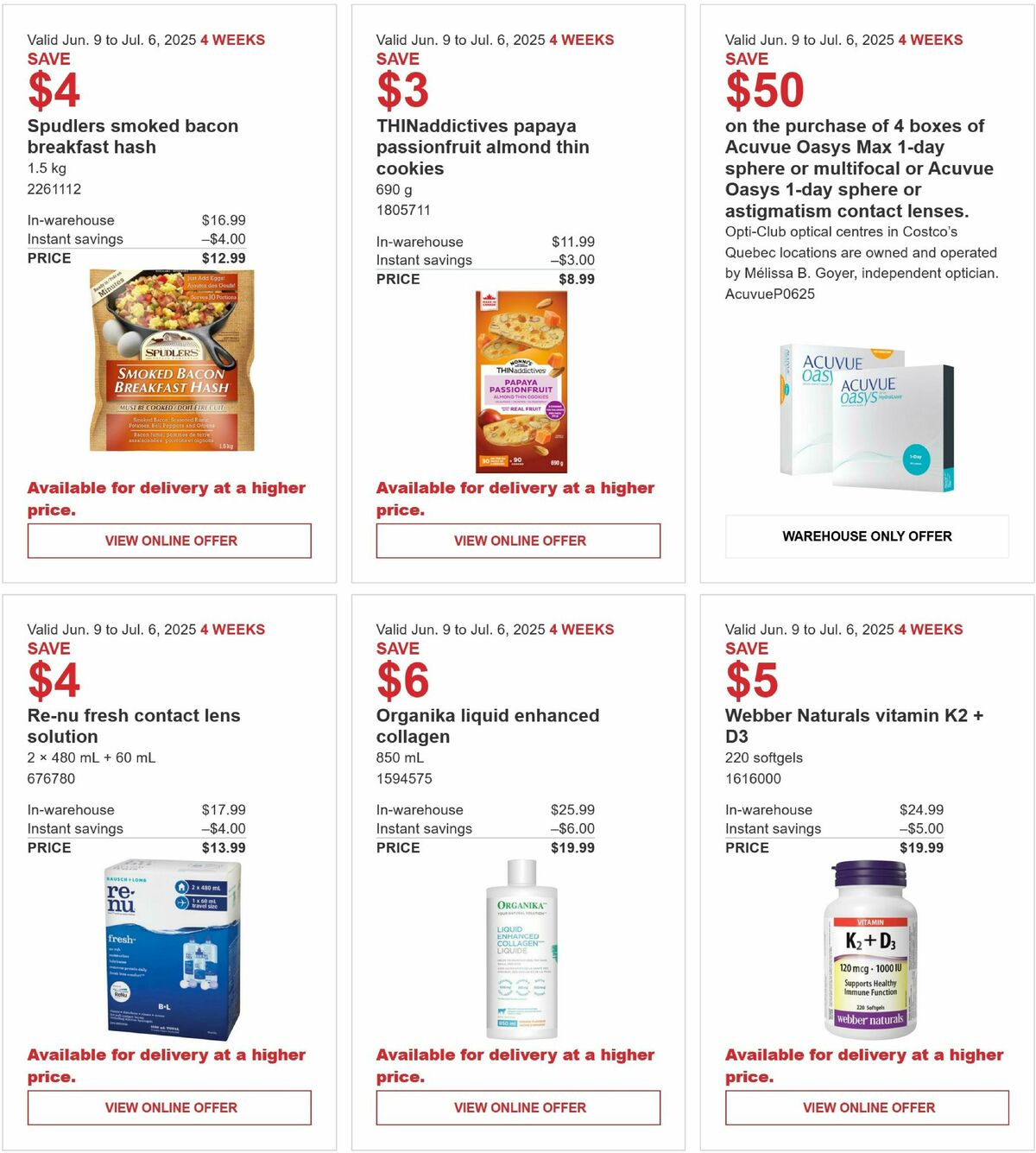 Costco Flyer from June 9