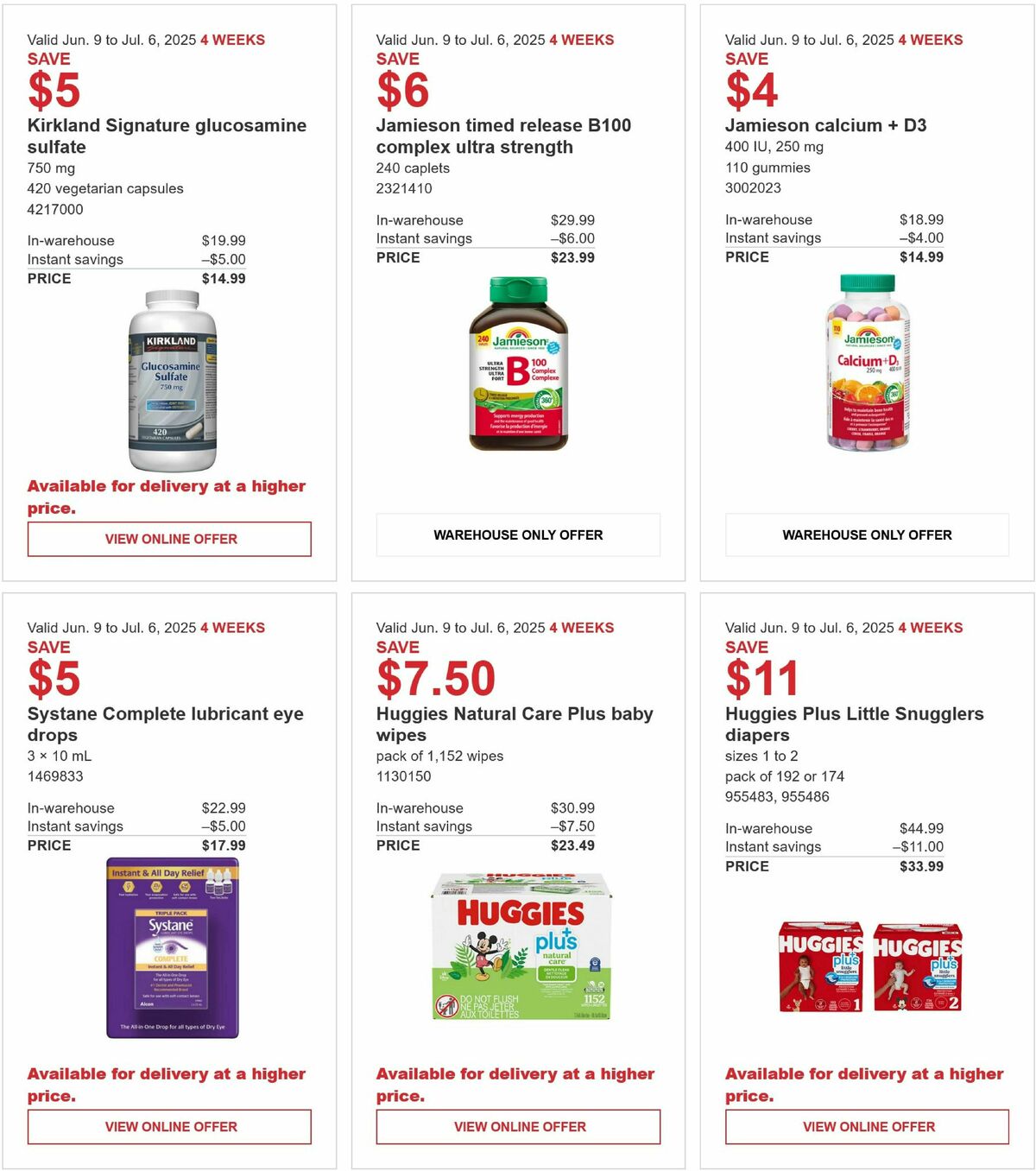 Costco Flyer from June 9