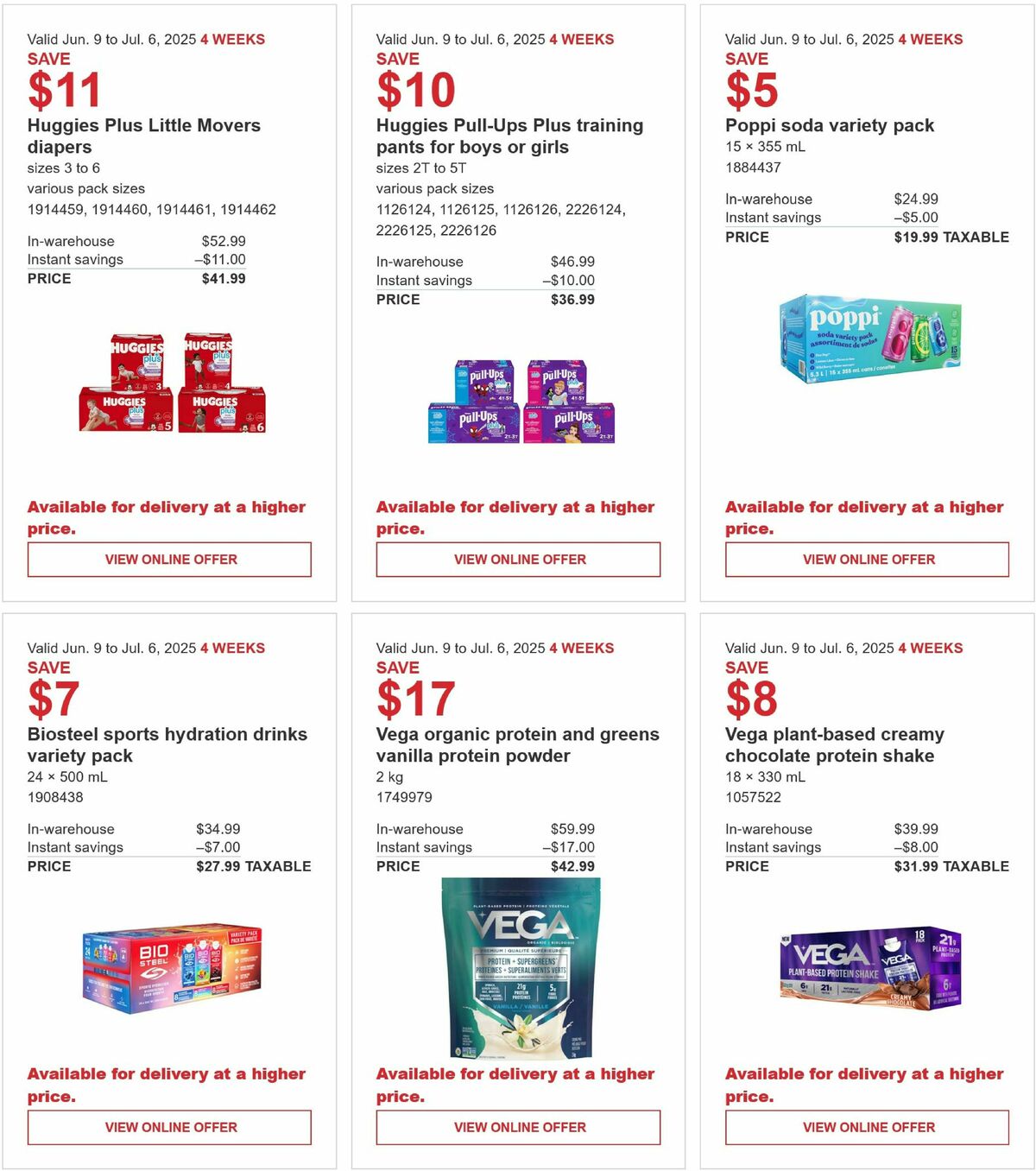 Costco Flyer from June 9