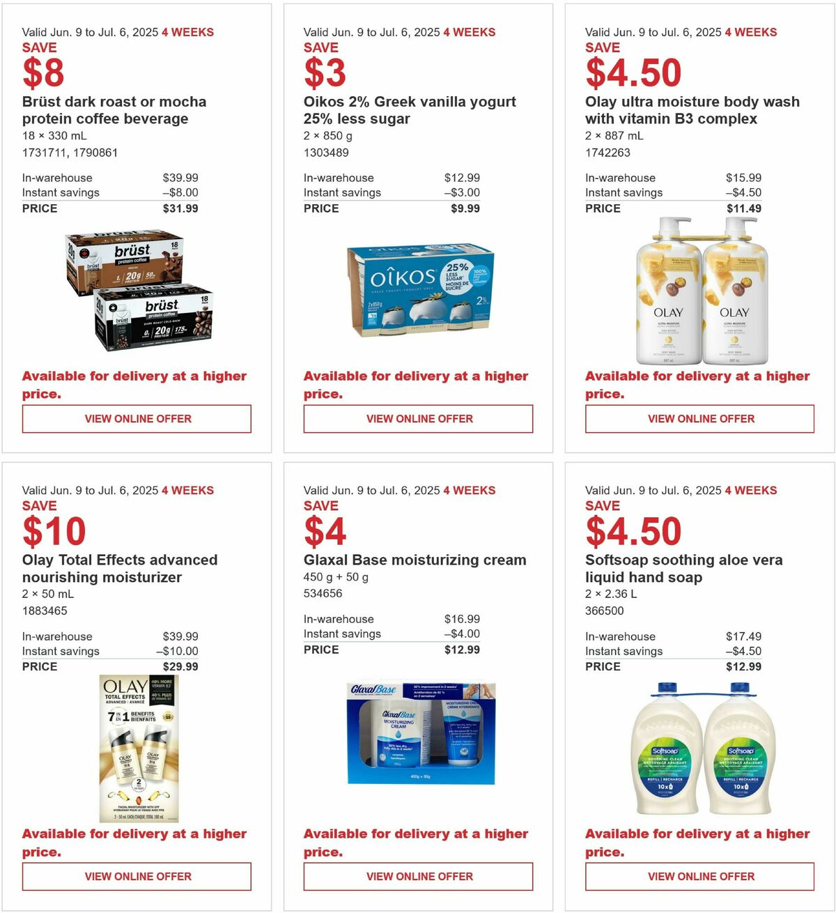 Costco Flyer from June 9