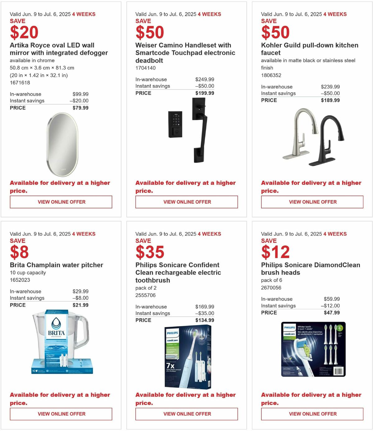 Costco Flyer from June 9