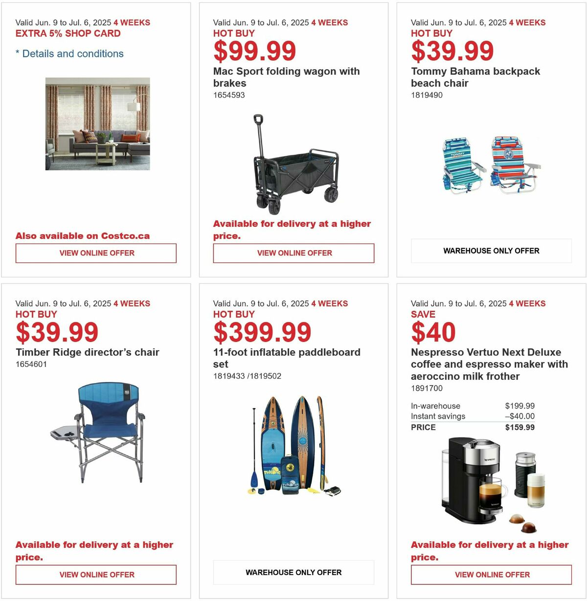 Costco Flyer from June 9