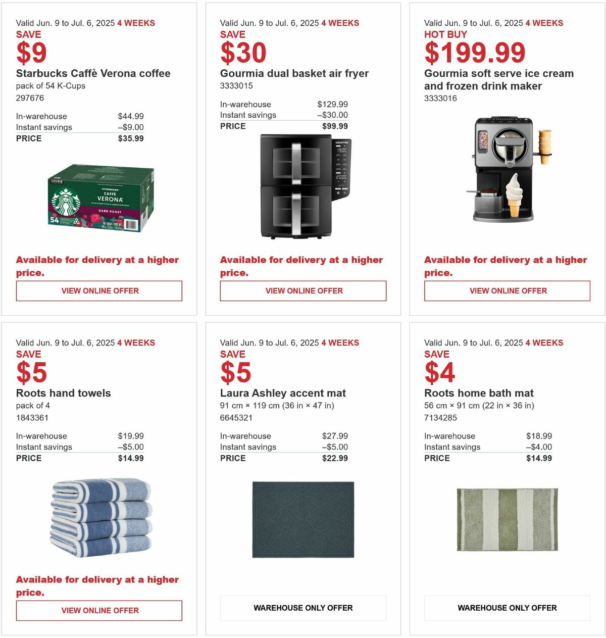 Costco Flyer from June 9