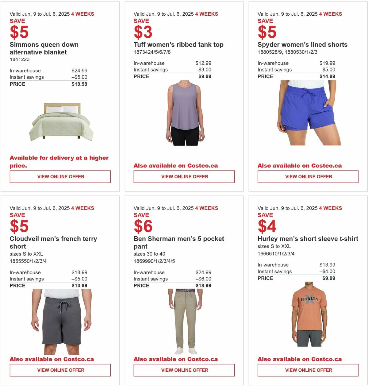 Costco Flyer from June 9